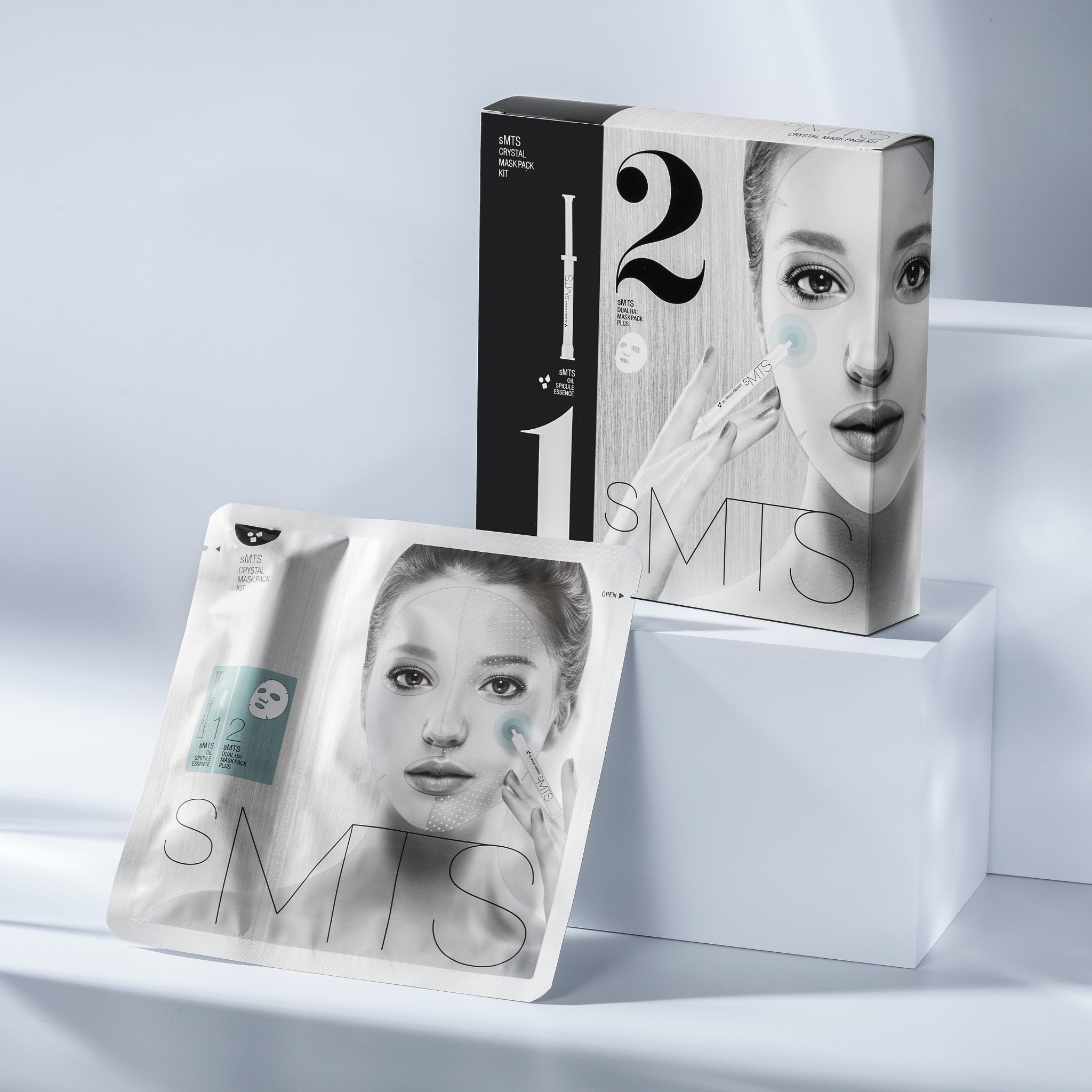 sMTS Crystal Mask Pack Kit - 5pcs/ box